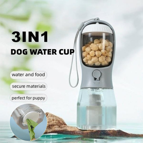 3-in-1 pet travel bottle - wisteria purple