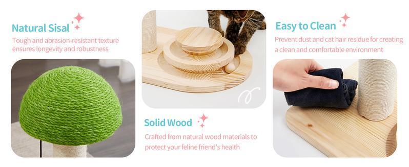 Natural sisal rope wrapped around wooden post