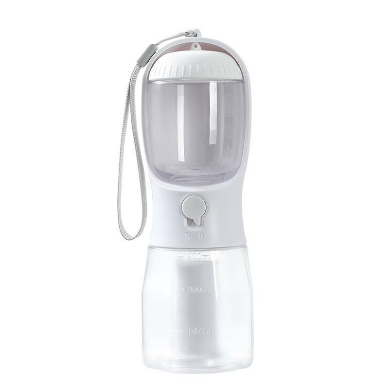 3-in-1 portable pet travel bottle full view