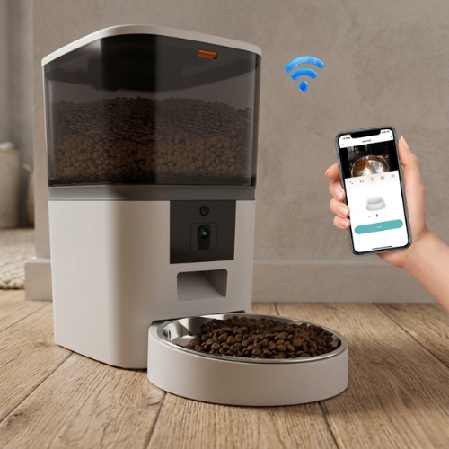 Smart Pet Feeder with Camera — Pawzelio product photo