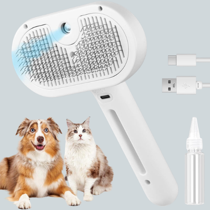 Steam Grooming Brush 3-in-1 — Pawzelio product photo