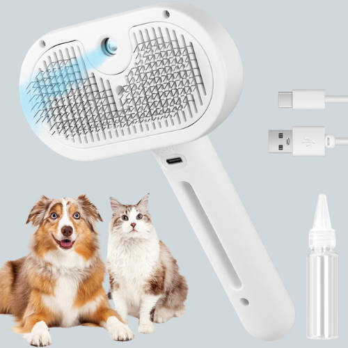 Steam Grooming Brush 3-in-1 — Pawzelio product photo