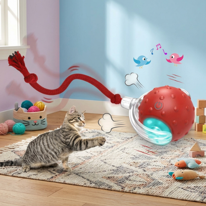 Self-Rolling Cat Ball Toy — Pawzelio product photo